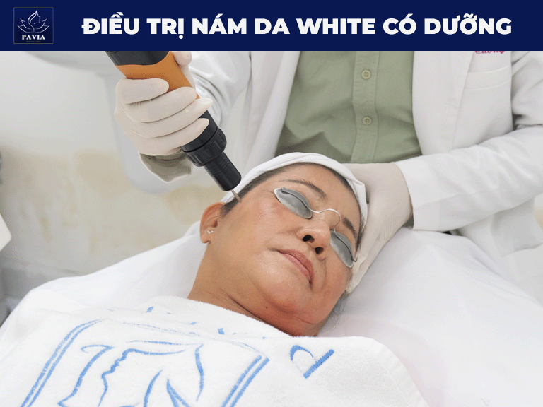 Điều trị nám da White có dưỡng